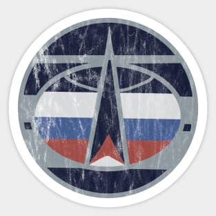 Russian Army Space Forces Troops Uniform Sleeve Patch Sign Sticker